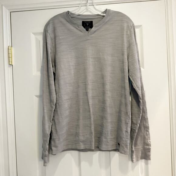Guess Los Angeles Grey Gray Long-Sleeve Shirt Top SK11818 Casual Mens Medium - Picture 4 of 16